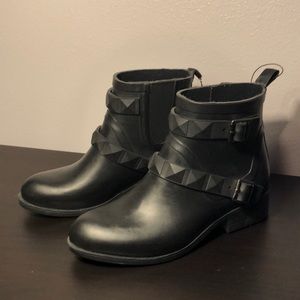 Biker Ankle Rain Boots